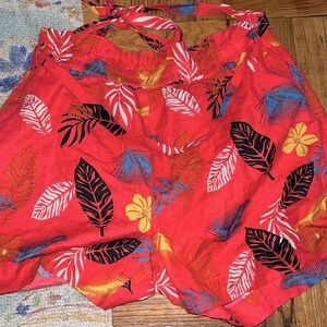 NWT limited liz banks multicolored shorts with belt size: 3x